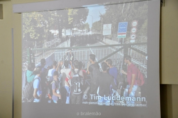 Tim Lüddemann berichtet über die Situation der Flüchtlinge
